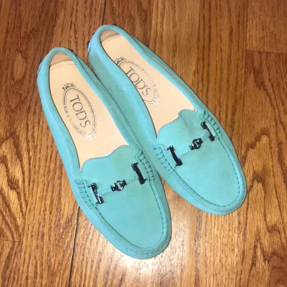 Tod’s Driver Shoes - Turquoise Blue